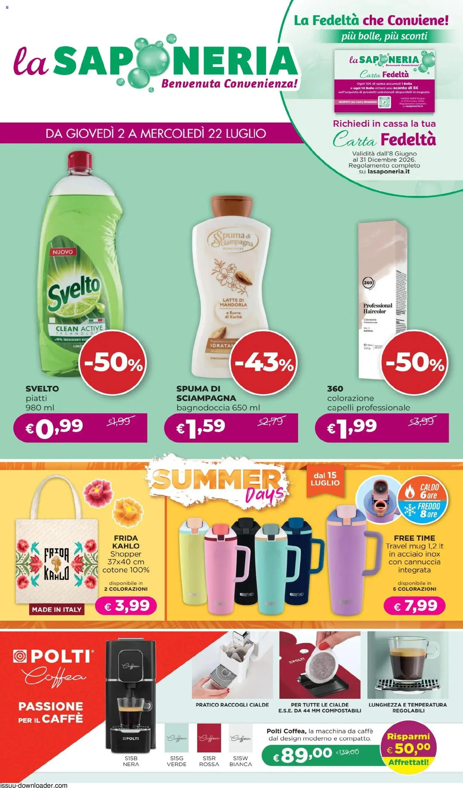 Volantino La Saponeria del 02/07/2026 | Pagina: 1