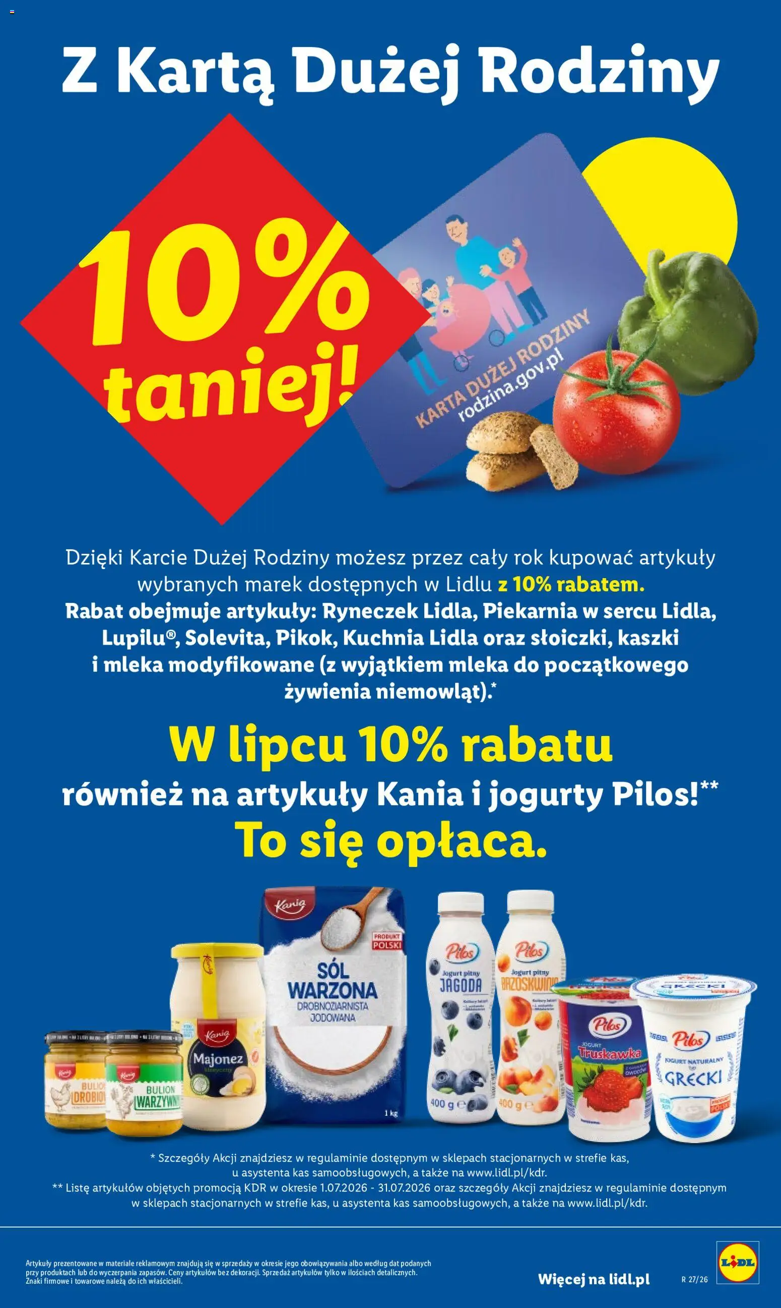 Lidl Polsko leták od 23.07.2026 | Strana: 81 | Produkty: Jogurt, Jogurty