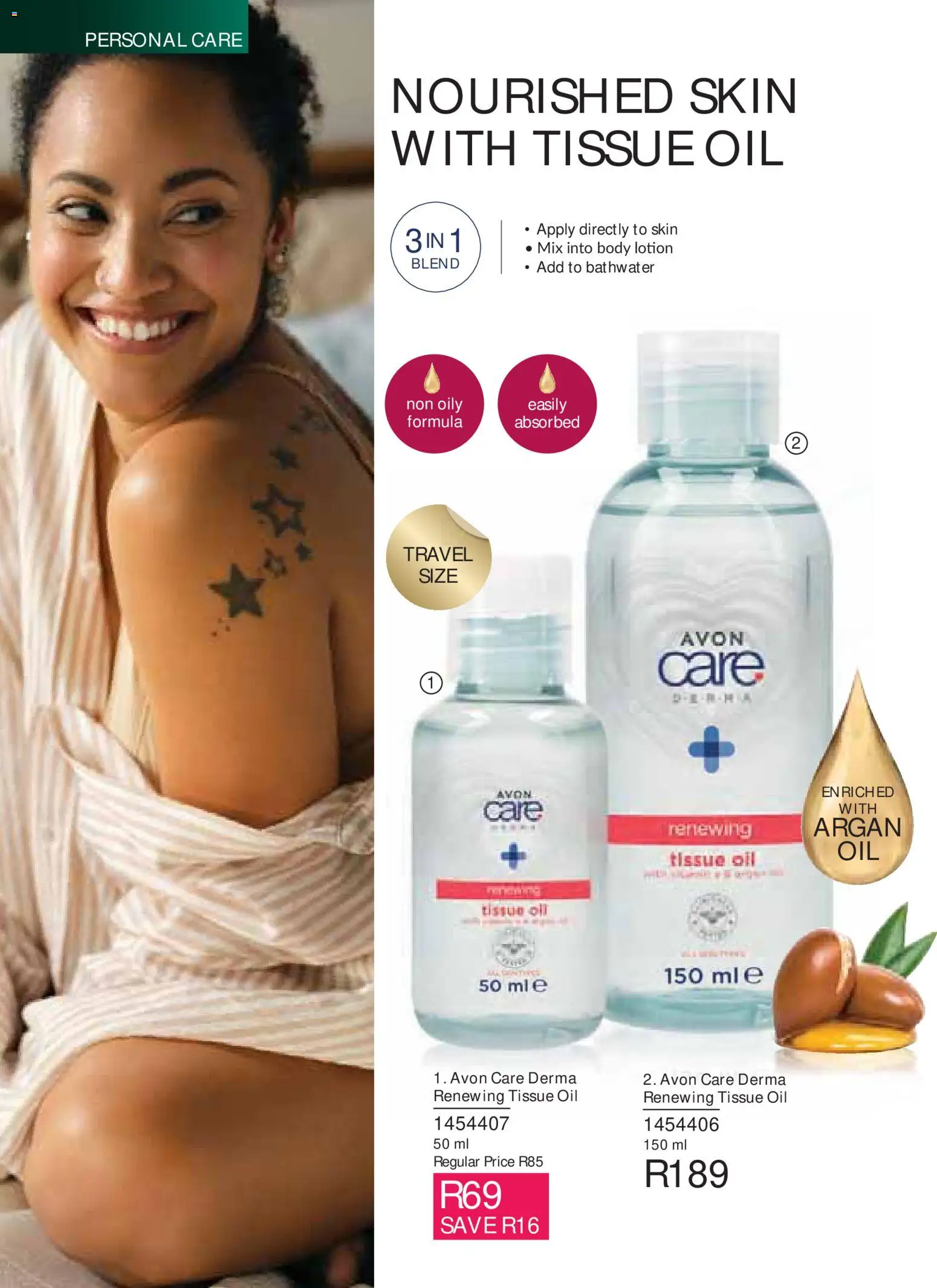 New Avon catalogue – valid from 01/09/2026 | Page: 152 | Products: Tissue oil, Oil, Lotion