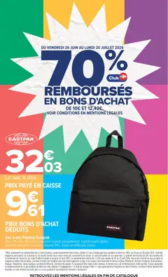 Carrefour - Prévisualisation de Carrefour catalogue valide à partir de 23/06/2026 | Page: 68 | Produits: Sac, Sac à dos