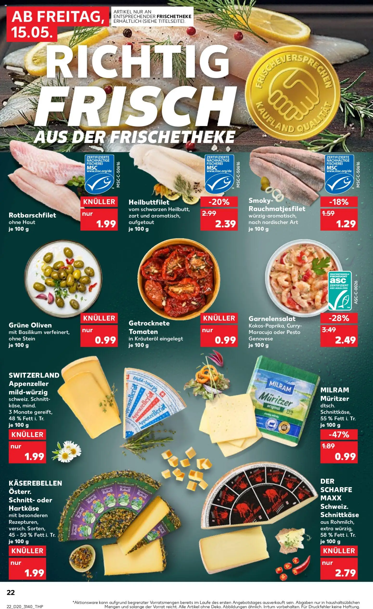 Kaufland Prospekt Leipzig	 – gültig ab 15.05.2026 | Seite: 22 | Produkte: Tomaten, Milram
