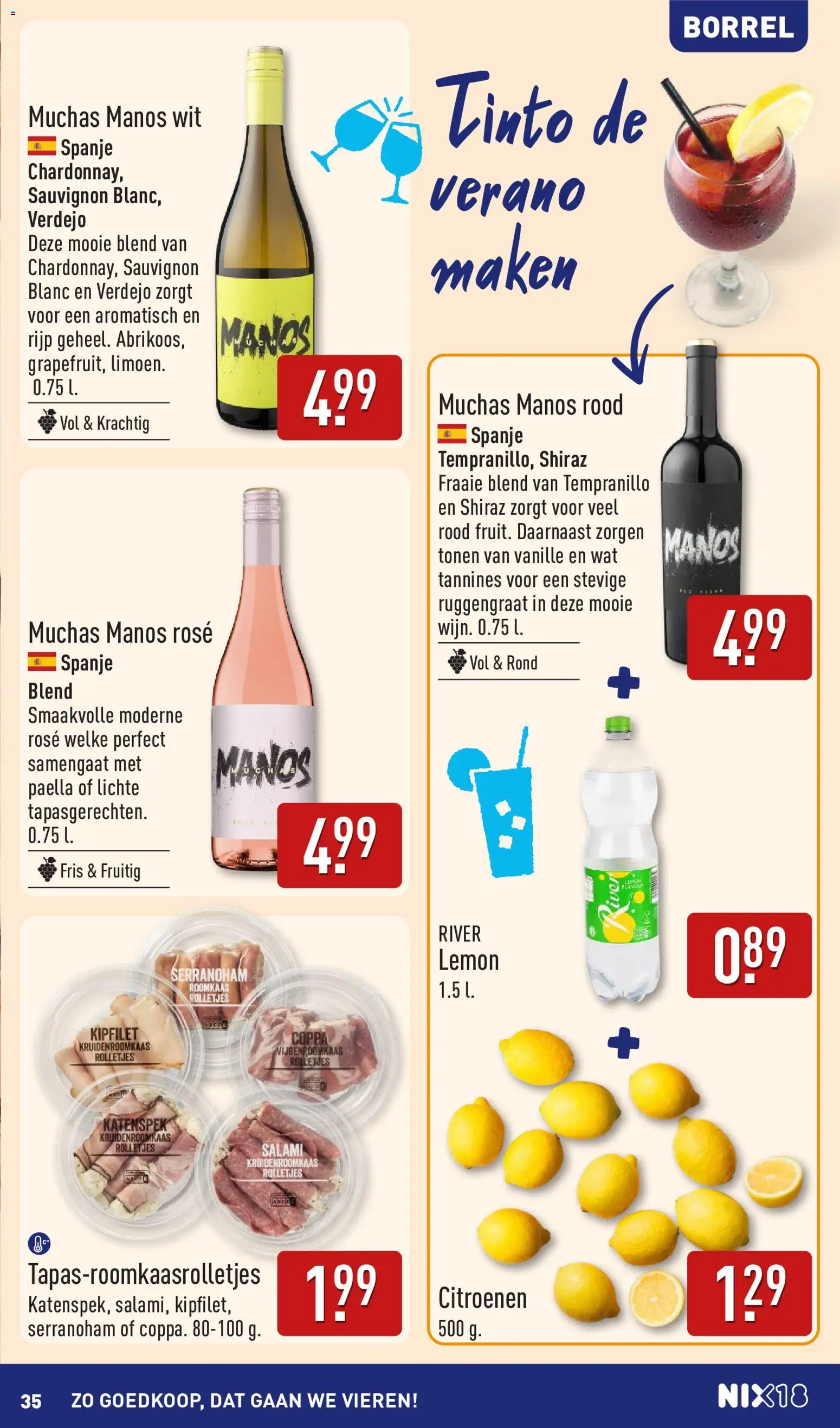 {H1} | Pagina: 35 | Producten: Salami, Roomkaas, Pavilon