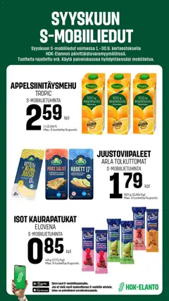 S-market-mainoslehti voimassa 01/09/2026 alkaen