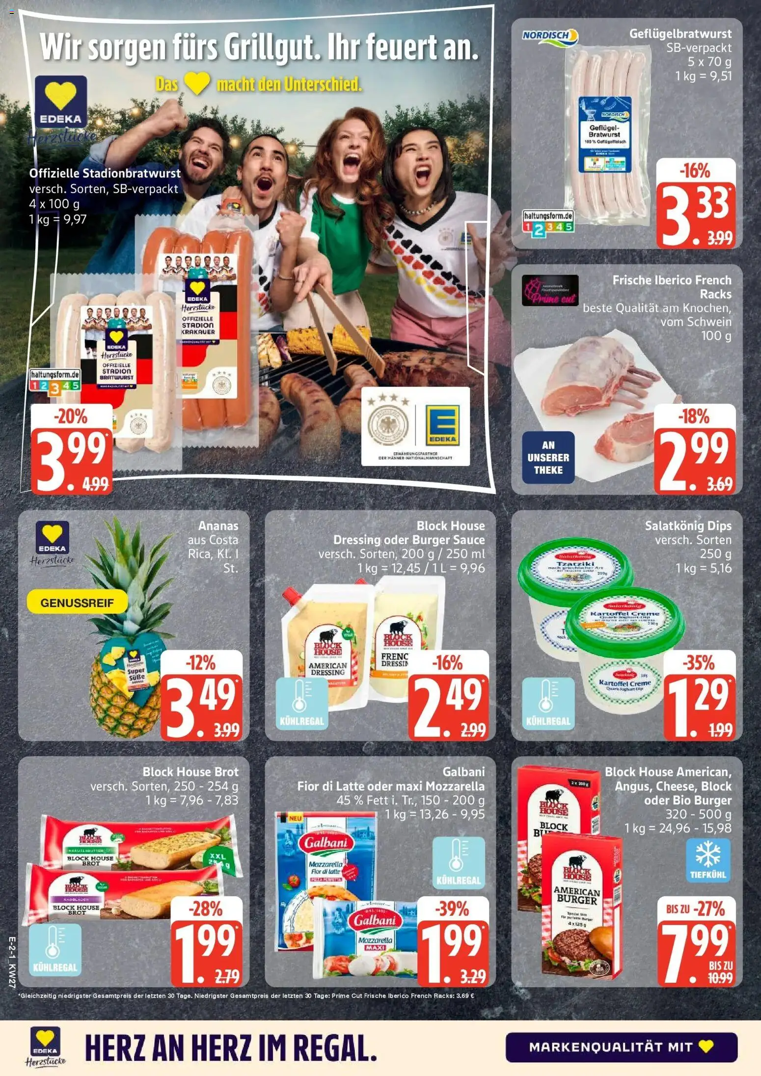 Edeka - EDEKA: Wochenangebote – gültig ab 28.06.2026 | Seite: 2 | Produkte: Joghurt, Theke, Burger, Knoblauch