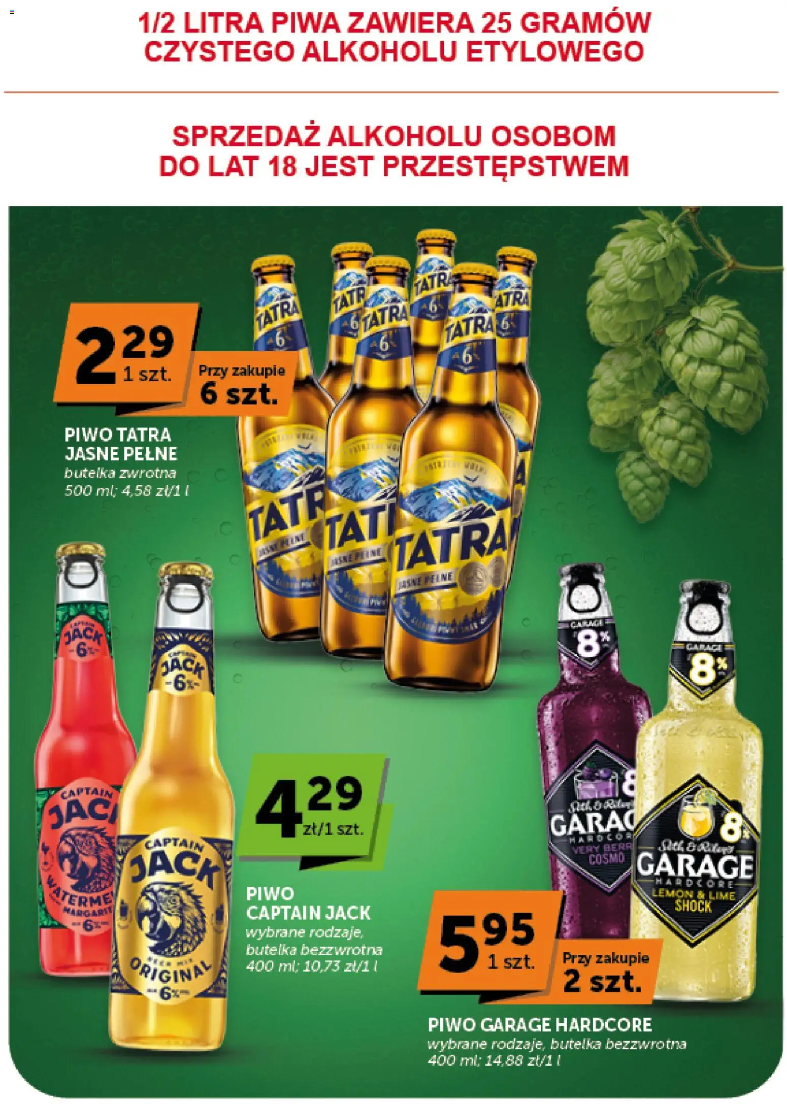 ABC gazetka - Market od 10.09.2026 | Strona: 18 | Produkty: Piwo Garage, Piwo