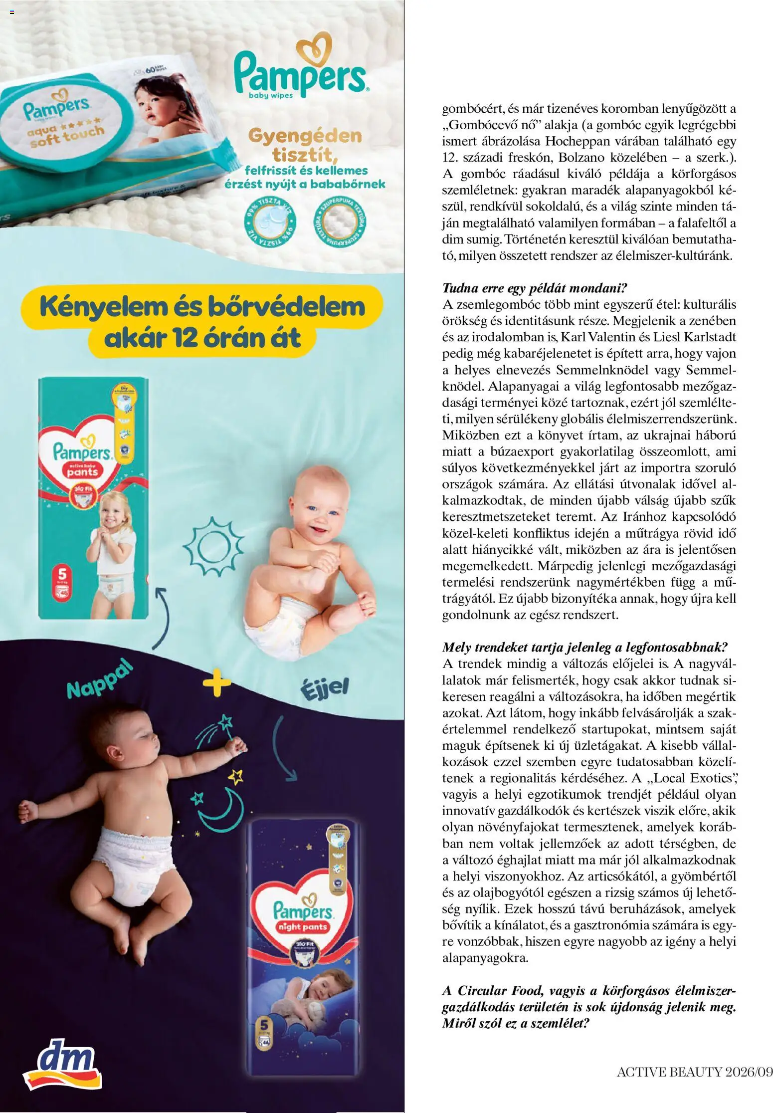 DM Drogerie Markt akciós ujság - amely érvényes a következő dátumtól: 2026.09.17. | Oldal: 74 | Termékek: Pampers, Gombóc