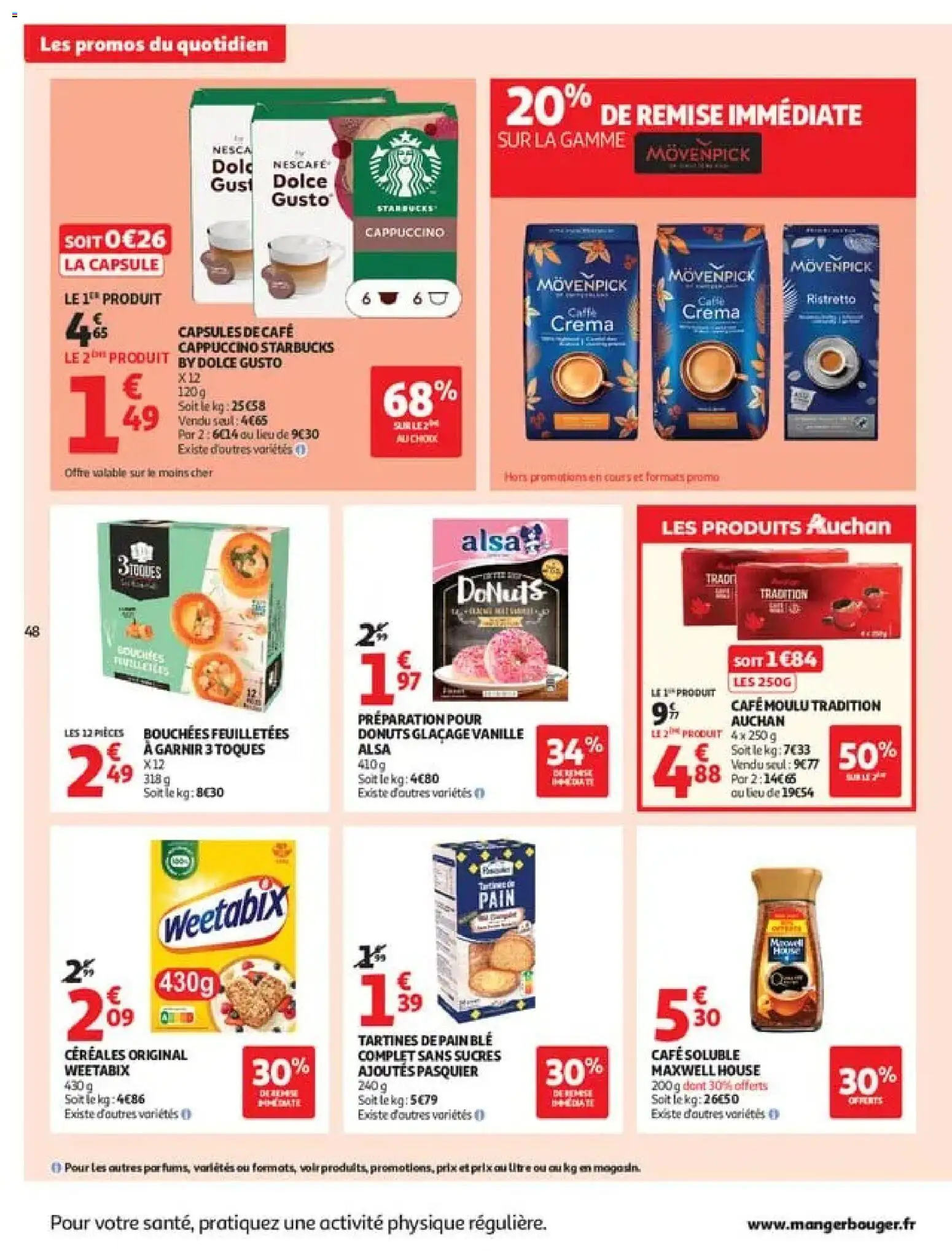 {H1} | Pagina: 48 | Producten: Donuts, Capsules, La, Cappuccino