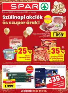 Spar akciós újság - amely érvényes a következő dátumtól: 2026.10.29.