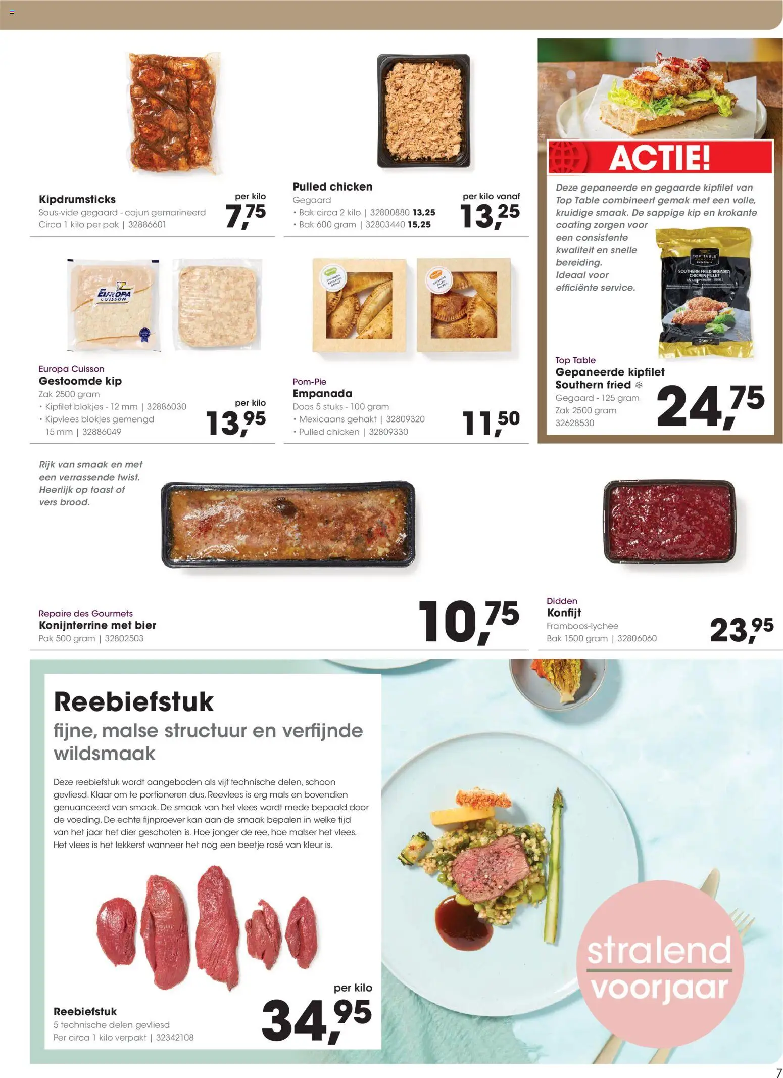 {H1} | Pagina: 7 | Producten: Bier, Gehakt, Zak, Kip