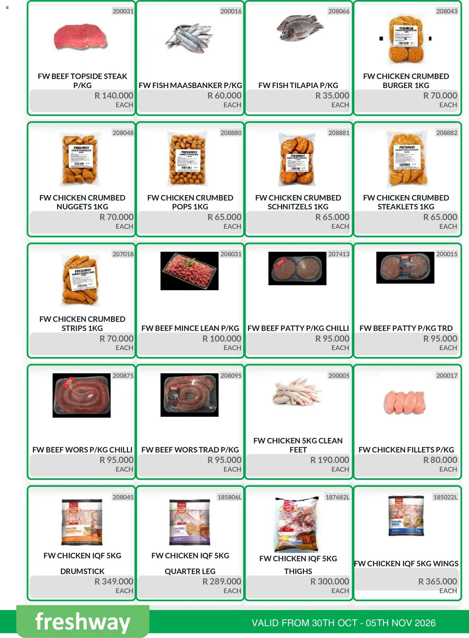 New KIT KAT Cash & Carry catalogue – valid from 30/10/2026 | Page: 10 | Products: Tilapia, Fish, Beef, Chilli