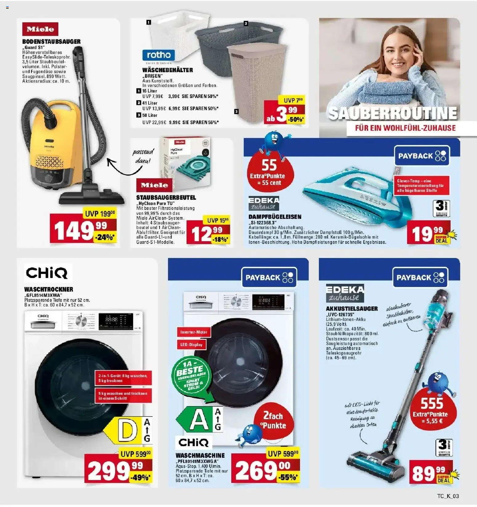 E center Prospekt Stuttgart - Feuerbach – gültig ab 17.05.2026 | Seite: 68 | Produkte: Miele, Pute, Waschmaschine, Waschtrockner