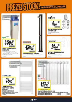 Anteprima del volantino TECNOMAT catalogo Bari valido a partire dal 27/08/2026 | Pagina: 6 | Prodotti: Basso, Alluminio, Doccia solare, Doccia