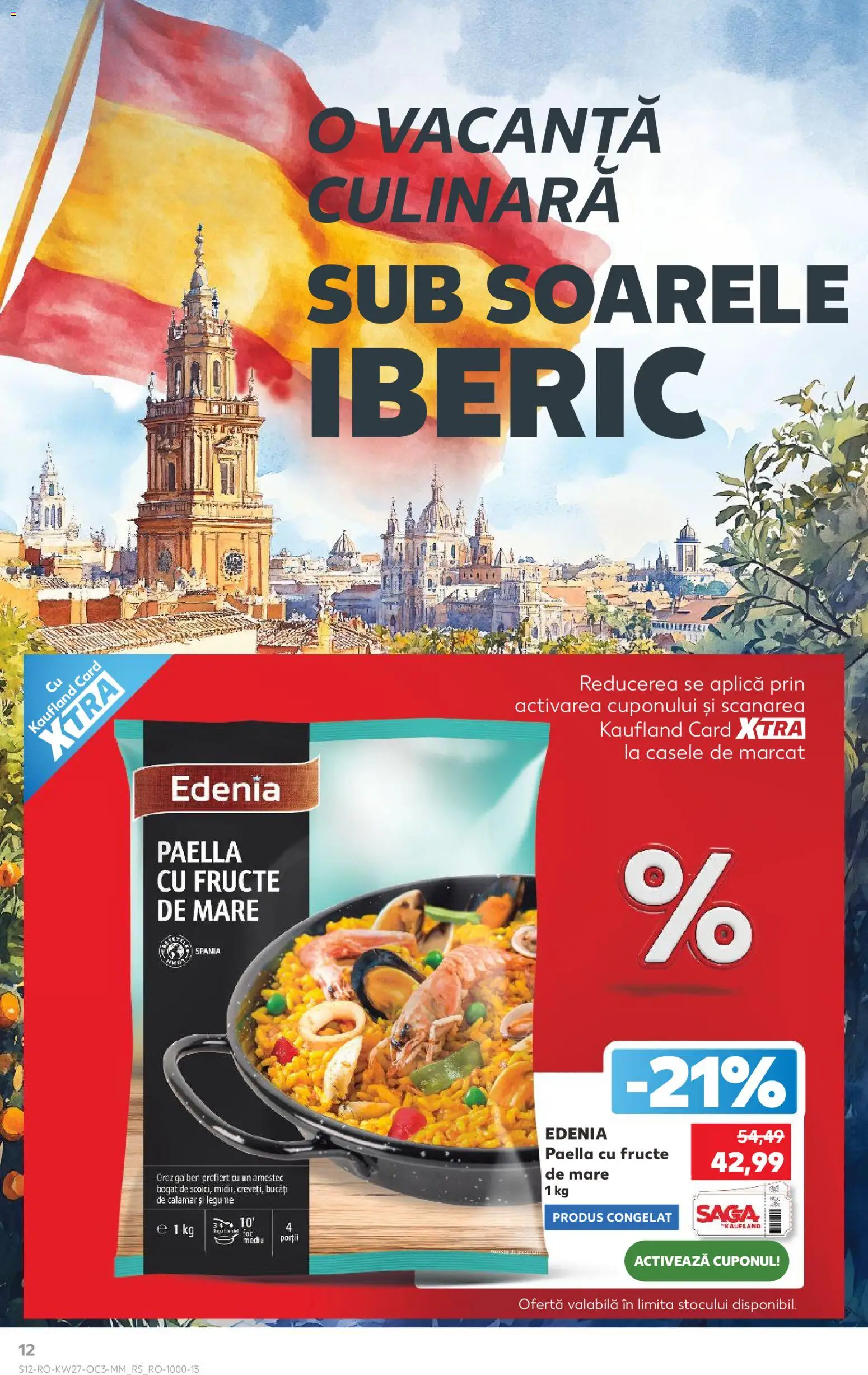 Noul catalog Kaufland – valabil de la 01.07.2026 | Pagină: 12 | Produse: Orez, Legume, Fructe, Fructe De Mare