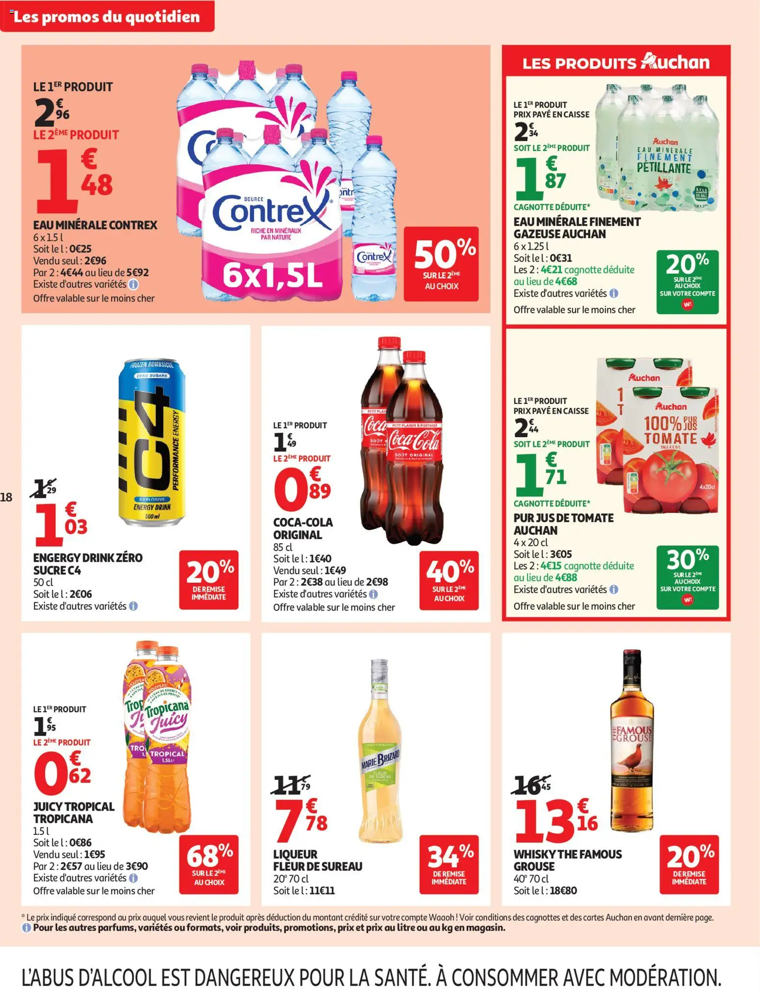 {H1} | Pagina: 18 | Producten: Coca Cola, Tropicana, Whisky, La
