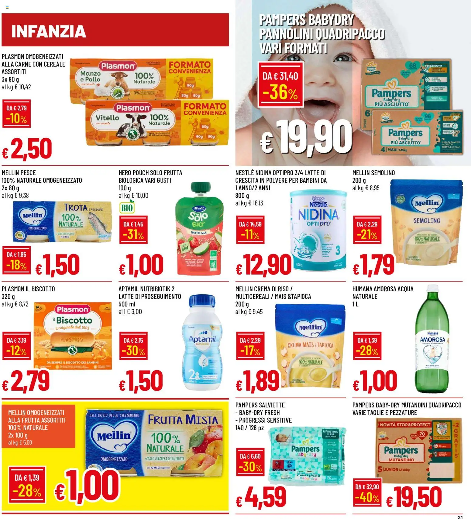 Volantino Galassia del 25/06/2026 | Pagina: 21 | Prodotti: Pesce, Manzo, Verdure, Latte