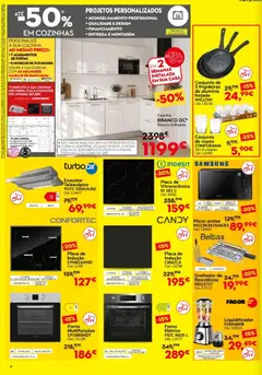 Pré-visualização Conforama folheto válido de 16/07/2026 | Página: 6 | Produtos: Exaustor, Bancada, Portas, Liquidificador