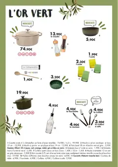 E.Leclerc - Prévisualisation de Cuillère «petit creux» en bois 25cm valide à partir de 02/06/2026 | Page: 26 | Produits: Sel, Poivre, Table, Café