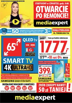 Pogląd oferty "Mediaexpert promocje - Otwarcie po remoncie Biała Podlaska" - ważna od 23.07.2026