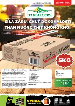 Náhled letáku Tamda Foods leták od 06.05.2026 | Strana: 11 | Produkty: Hodiny, Brikety, Iphone, Grilovací brikety