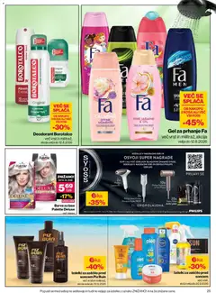 Mercator katalog akcije – veljaven od 30.07.2026 | Stran: 25 | Izdelki: Gel za prhanje, Barva za lase, Deodorant, Barva