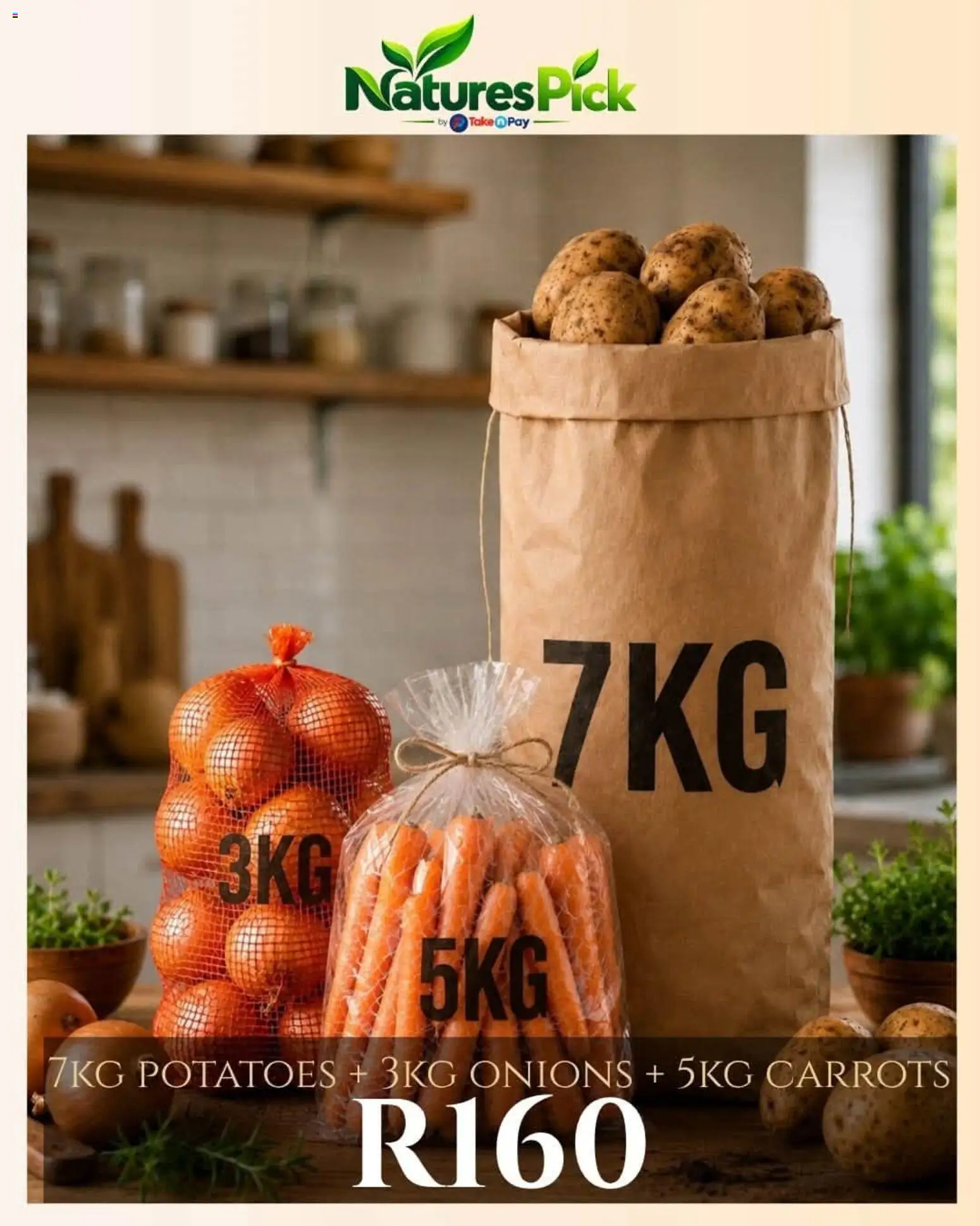 New Take n Pay catalogue – valid from 04/10/2026 | Page: 18 | Products: Carrots, Potatoes, Onions