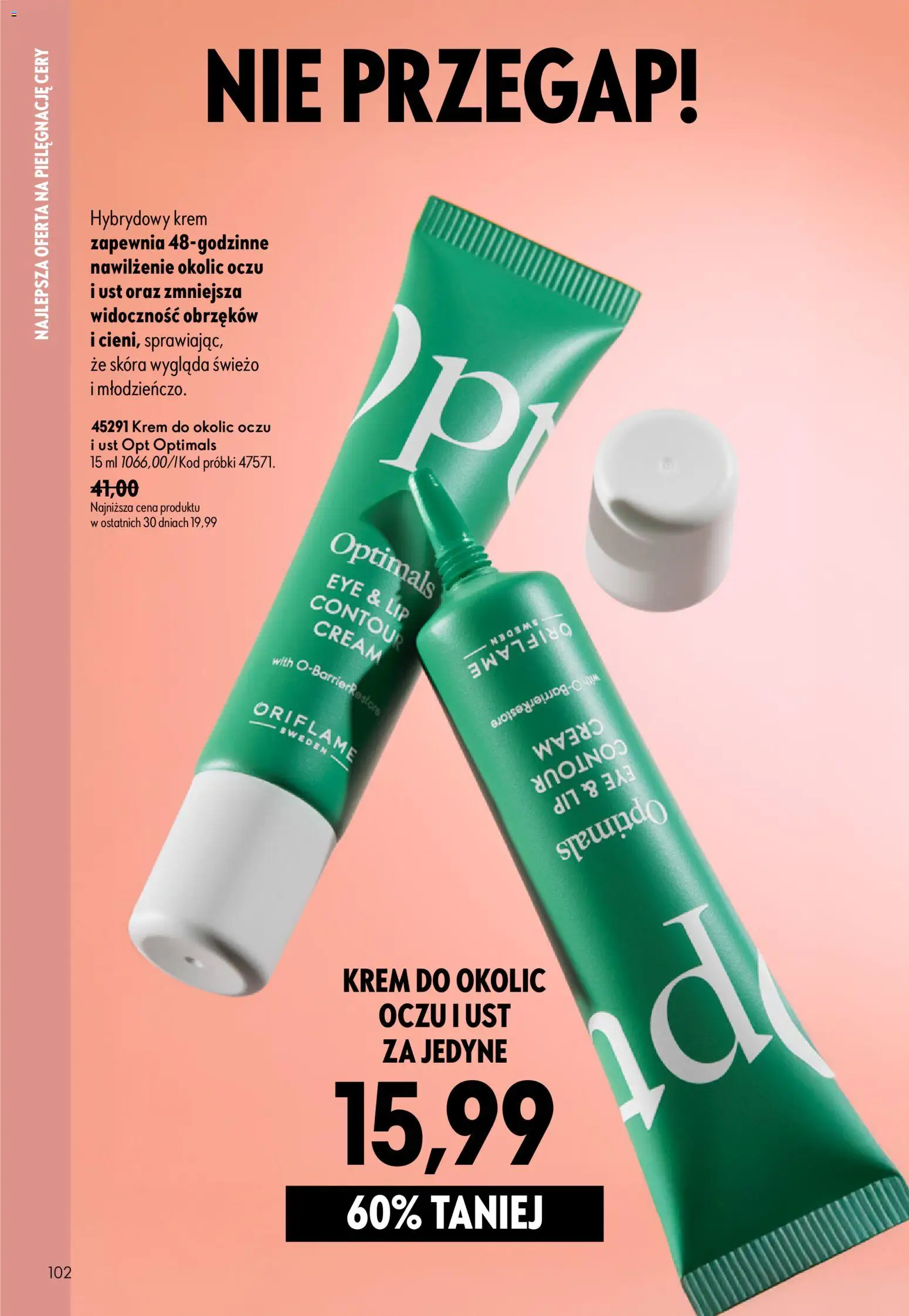 Oriflame Katalog 11 2026 od 29.07.2026 | Strona: 102 | Produkty: Krem