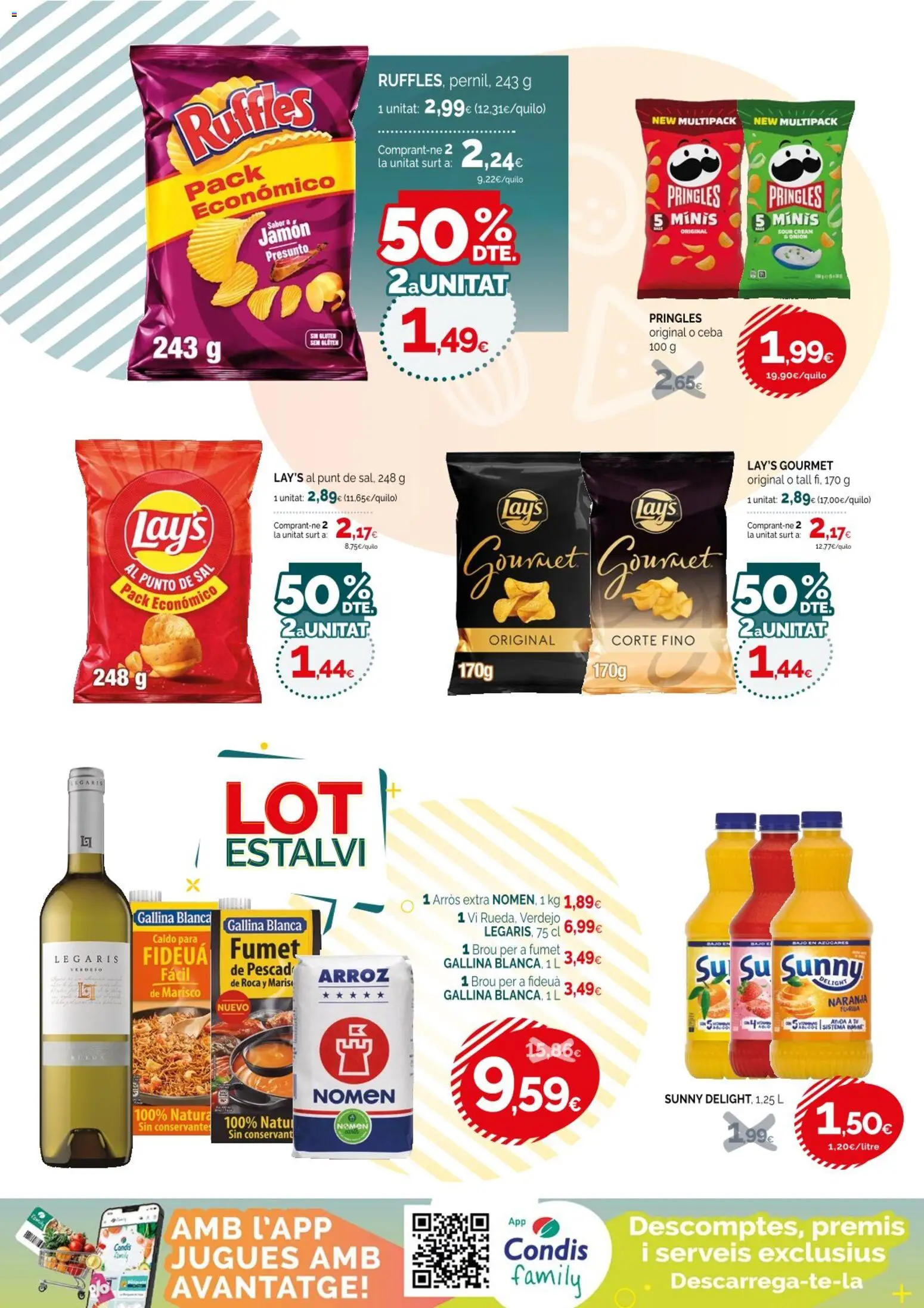 Condis folleto life │ válido desde el 15/07/2026 | Página: 16 | Productos: Jamón, Arroz, Sal