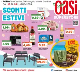 Anteprima del volantino Oasi volantino Roma valido a partire dal 16/07/2026