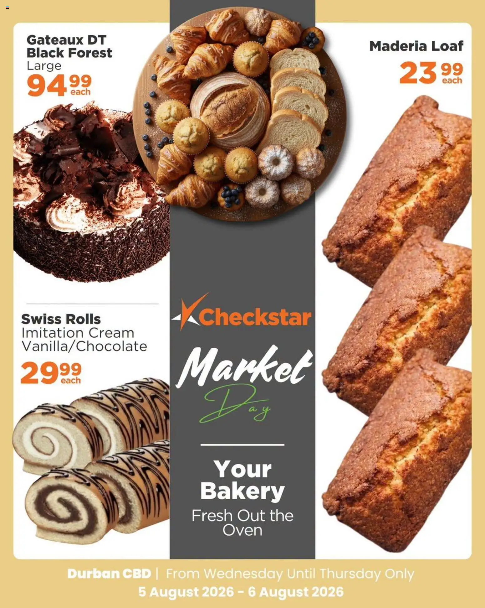 New Check Star catalogue – valid from 05/08/2026 | Page: 4 | Products: Oven, Bakery, Cream
