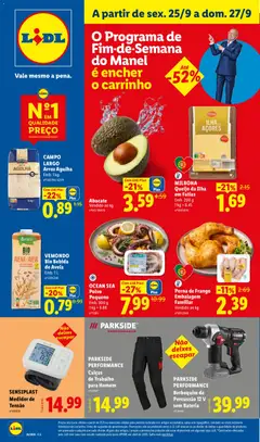 Pré-visualização Lidl Promoções Fim de Semana válido de 25/09/2026