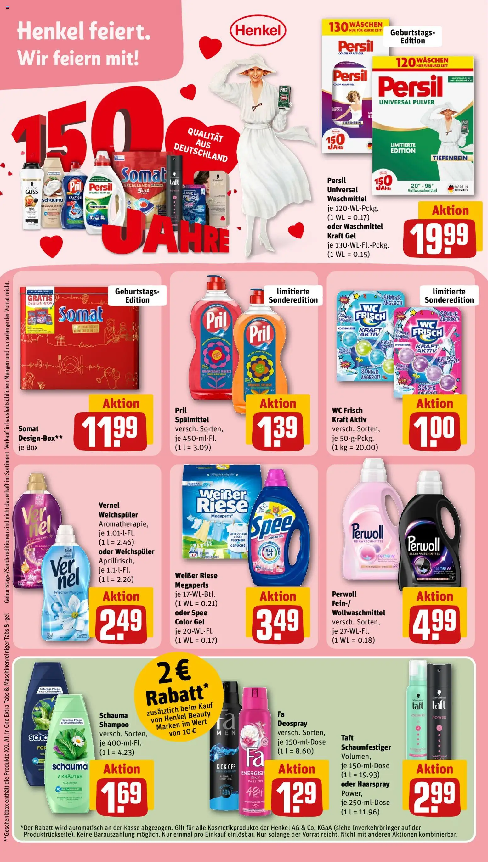 Rewe ihr Kaufpark Prospekt – gültig ab 10.08.2026 | Seite: 28 | Produkte: Shampoo, Creme, Pril, Vernel