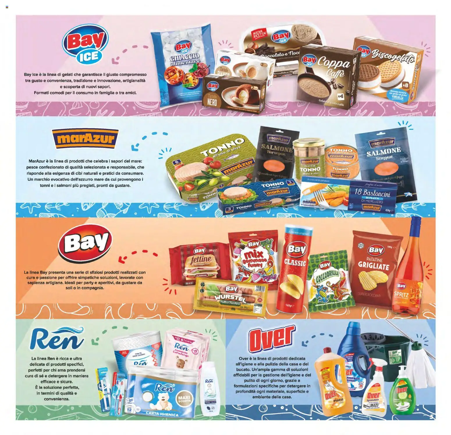Volantino SuperConveniente del 25/09/2026 | Pagina: 5 | Prodotti: Pesce, Noci, Formaggio fuso, Ghiaccio