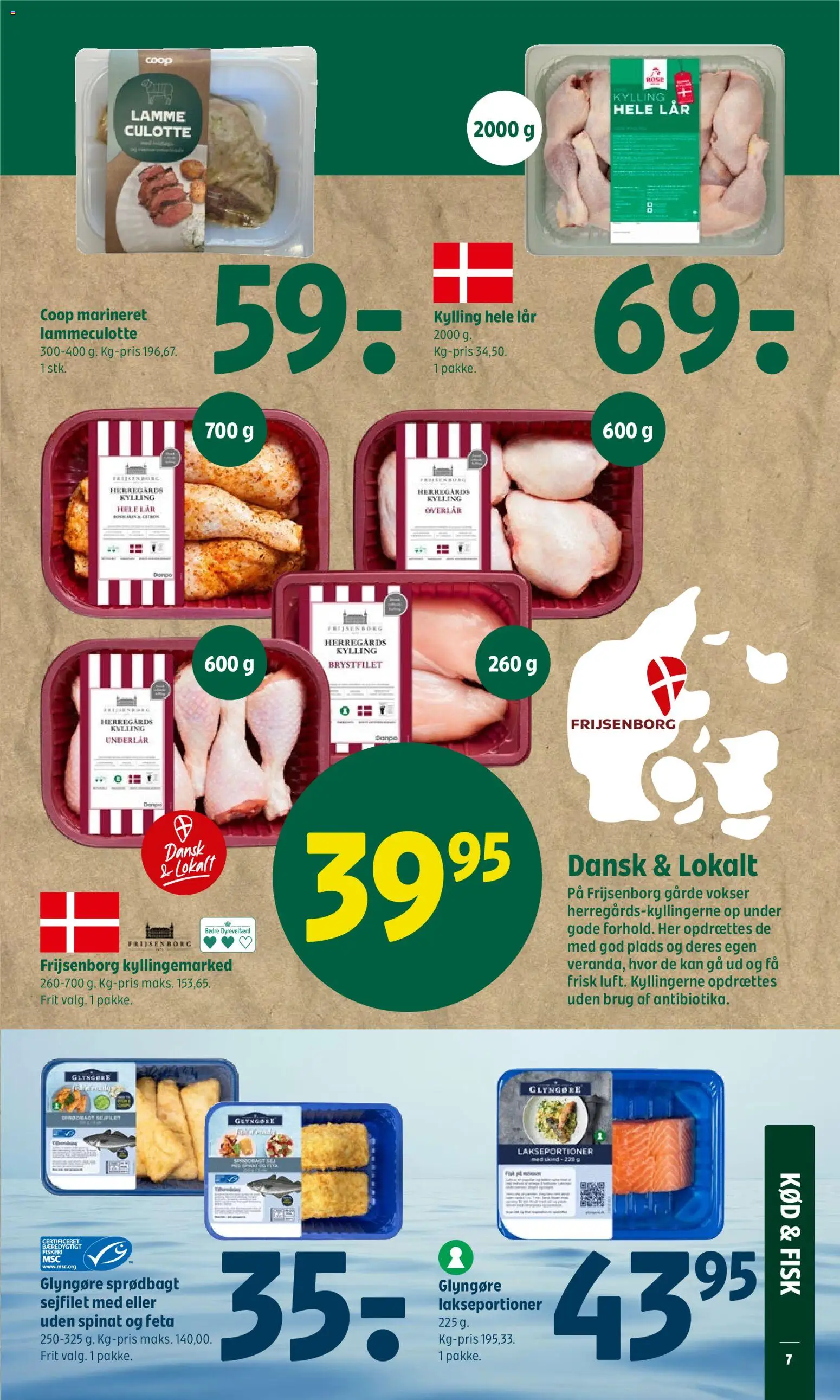 Coop 365 tilbudsavis – gyldig fra 11.06.2026 | Side: 7 | Produkter: Fisk, Spinat
