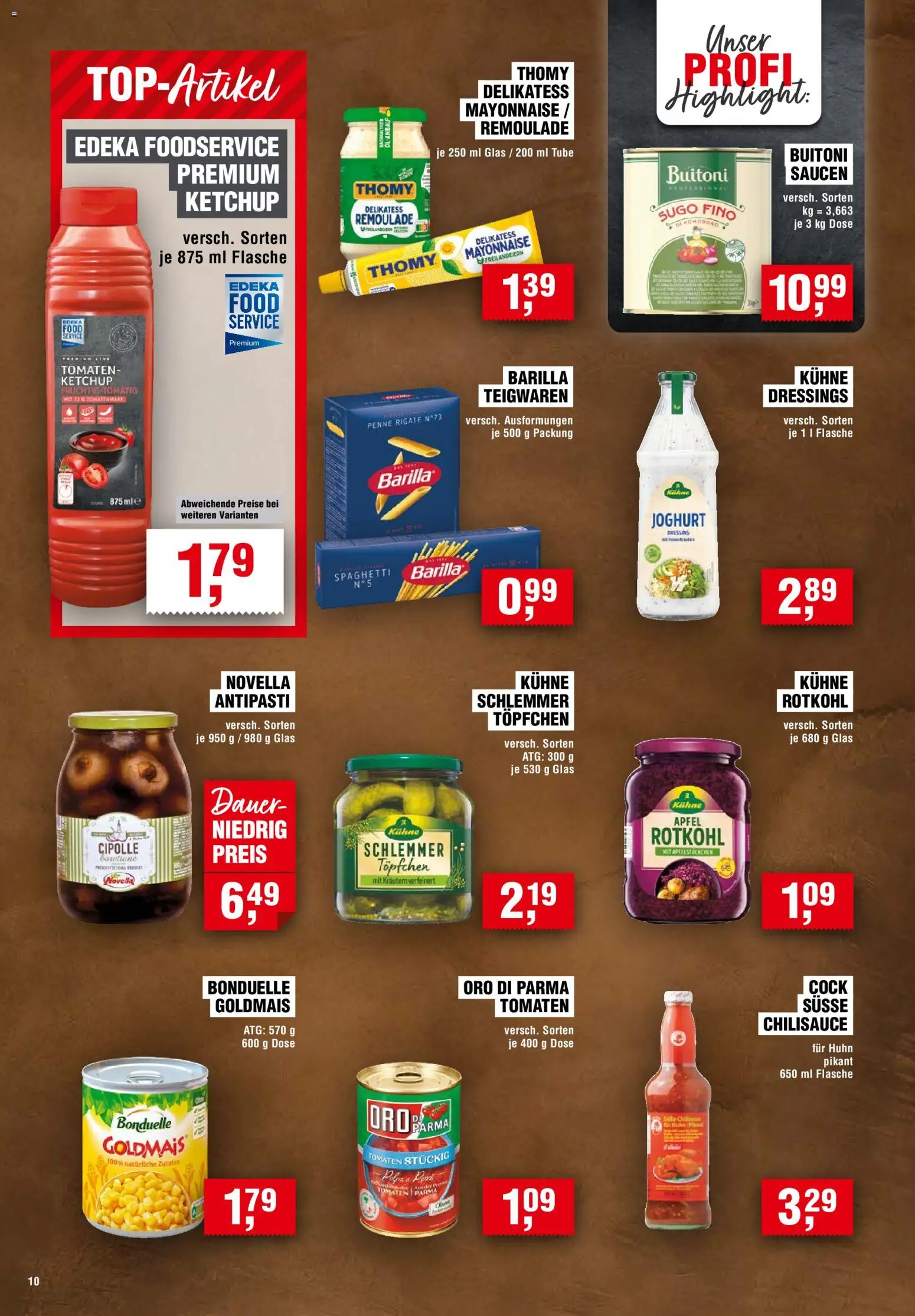 Handelshof Prospekt – gültig ab 05.11.2026 | Seite: 10 | Produkte: Joghurt, Spaghetti, Äpfel, Oro di parma