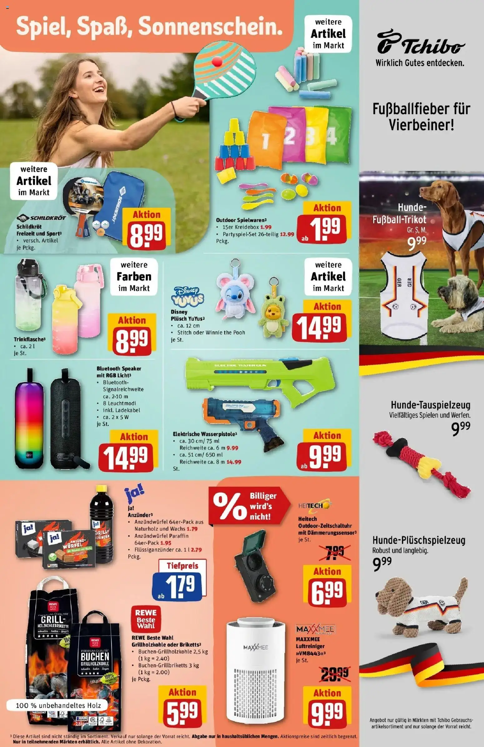 Rewe Prospekt Nideggen – gültig ab 17.05.2026 | Seite: 31 | Produkte: Grill, Luftreiniger, Football, Ladekabel