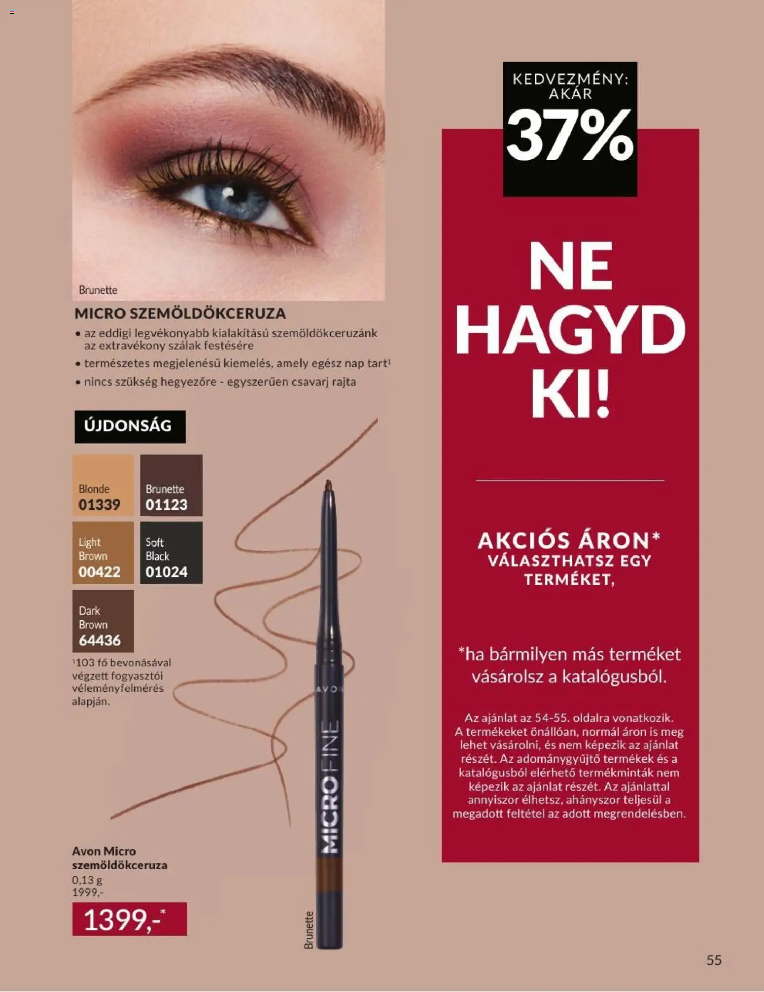 Avon akciós ujság - amely érvényes a következő dátumtól: 2026.09.01. | Oldal: 57