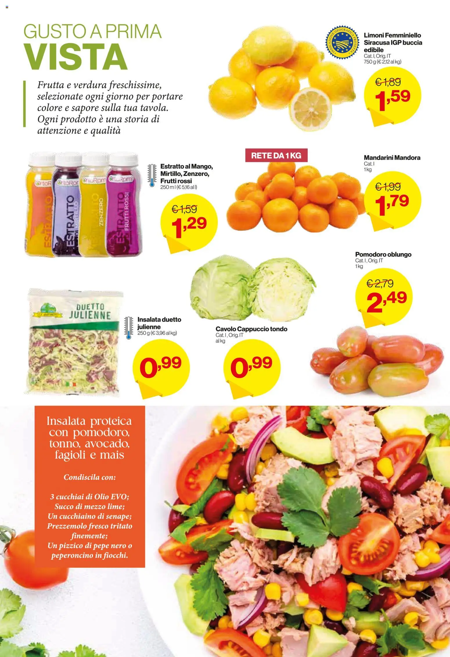 Volantino IN's del 11.03.2026 | Pagina: 8 | Prodotti: Succo, Insalata, Fagioli, Peperoncino
