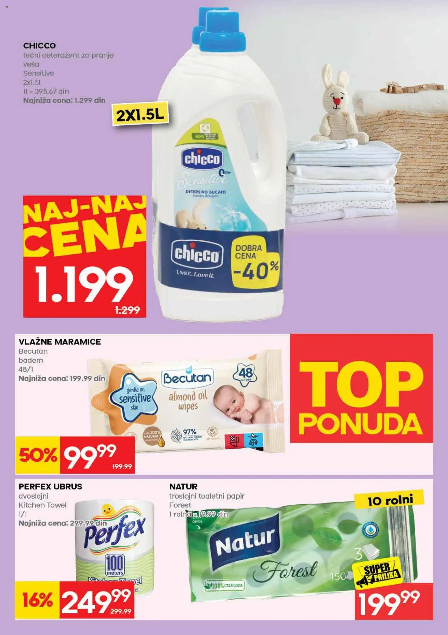 Idea katalog - važi od 30.07.2026 | Strana: 29 | Proizvode: Deterdžent, Maramice, Tečni deterdžent, Badem