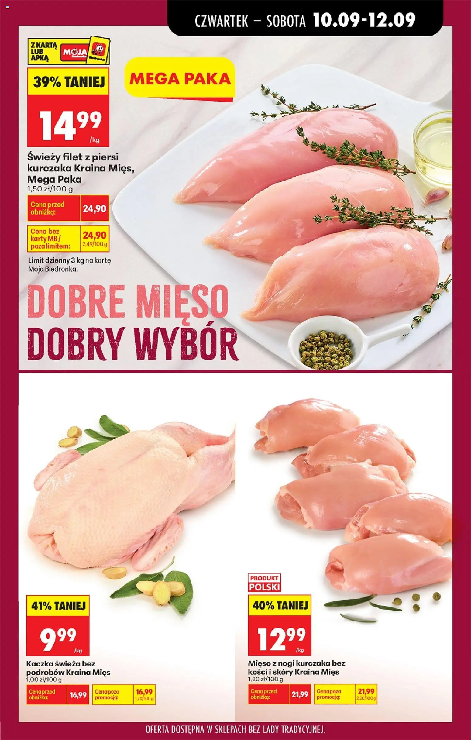 Biedronka Polsko leták - Codziennie niskie ceny od 10.09.2026 | Strana: 41 | Produkty: Filet, Karty