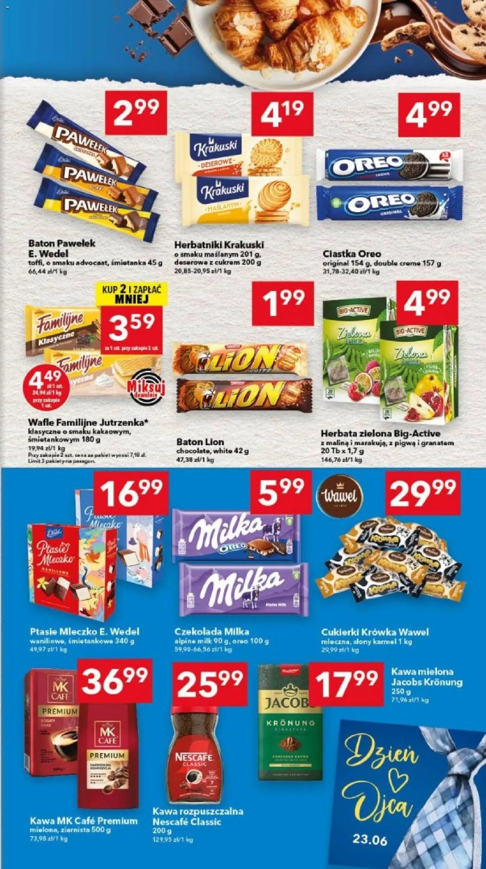Lewiatan gazetka - Legnica od 18.06.2026 | Strona: 5 | Produkty: Wafle, Krowka, Herbatniki, Cukierki
