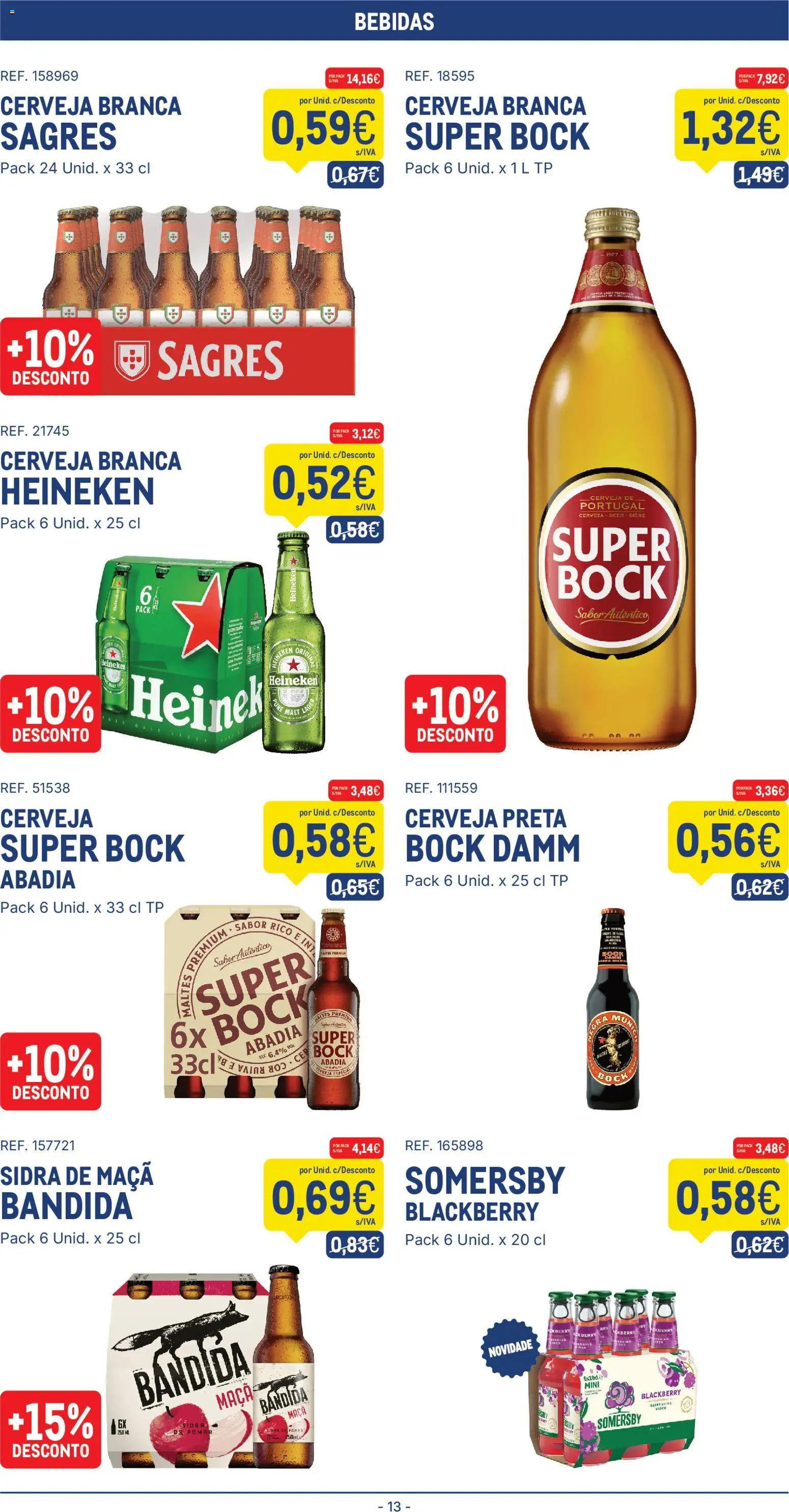 Makro folheto │ válido de 05.05.2026 | Página: 13 | Produtos: Super bock, Maça, Cerveja, Somersby