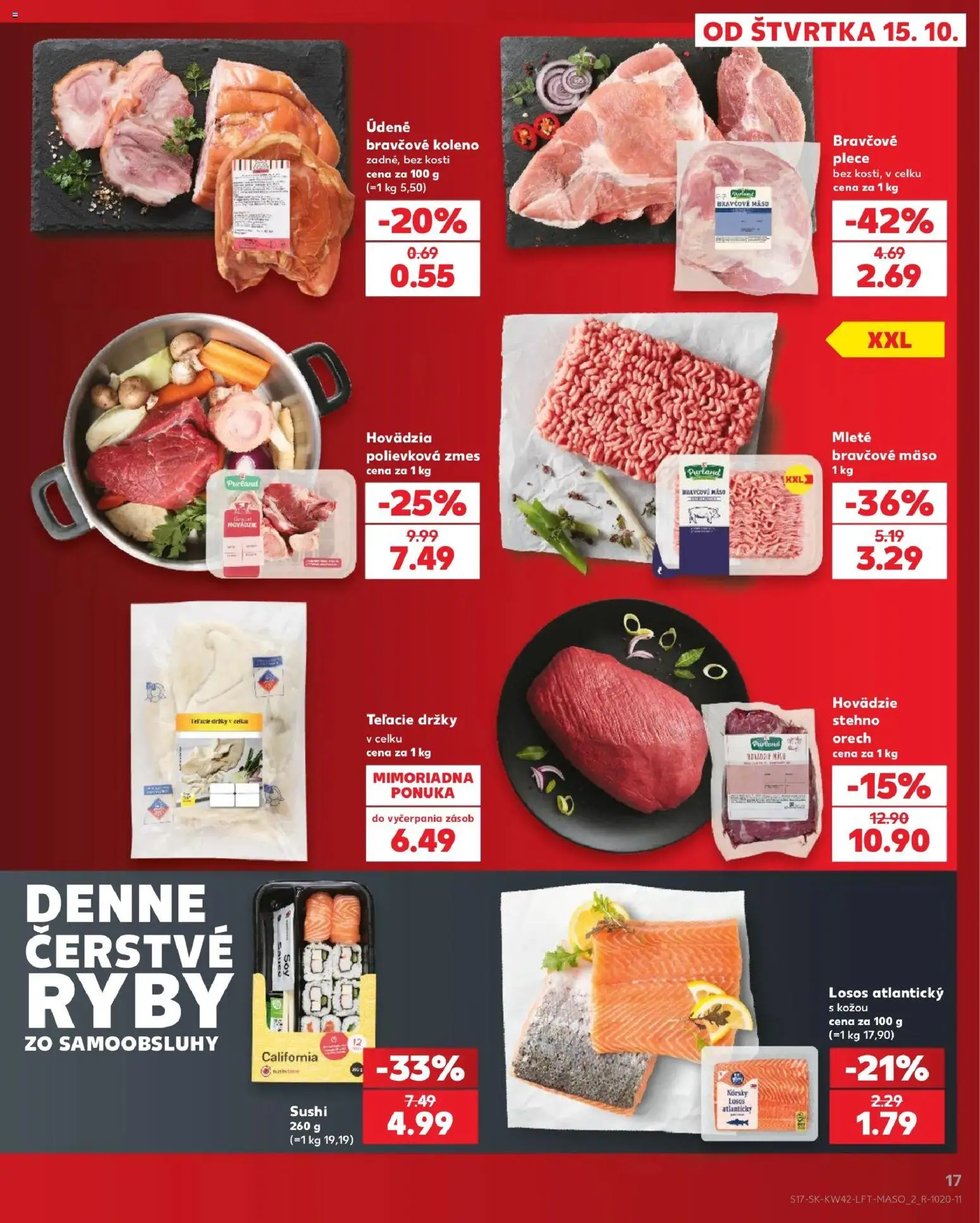 Nové Kaufland akcie – leták je platný od 15.10.2026 | Strana: 17