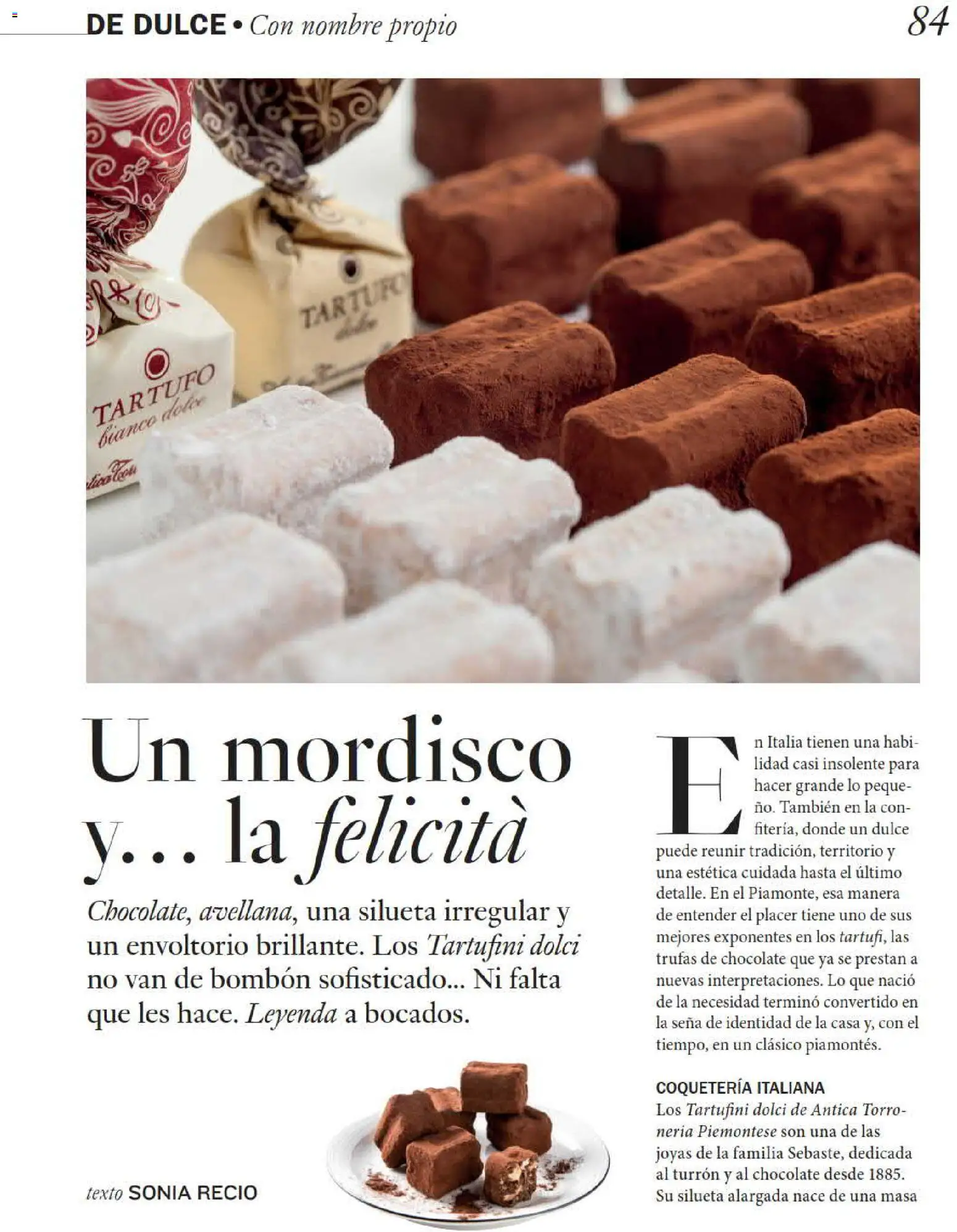 El Corte Inglés Gourmet Magazine │ válido desde el 01/10/2026 | Página: 84 | Productos: Dulce, Masa, Chocolate