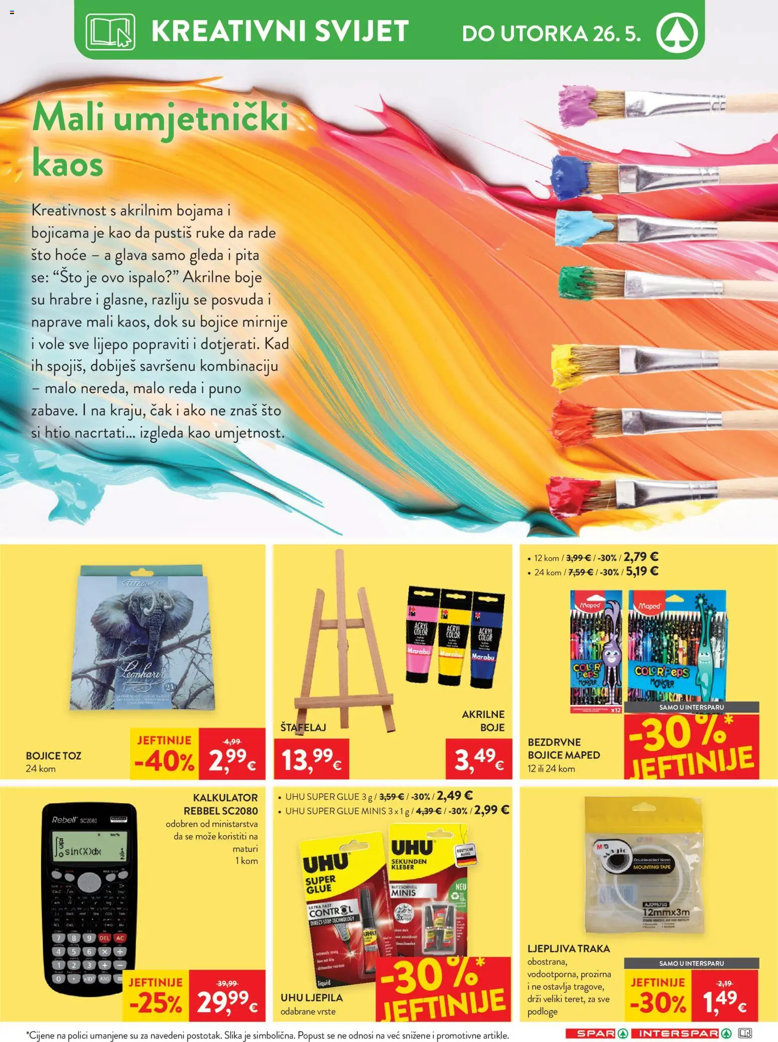 Spar katalog | vrijedi od 13.05.2026 | Stranica: 39 | Proizvodi: Pita, Kalkulator