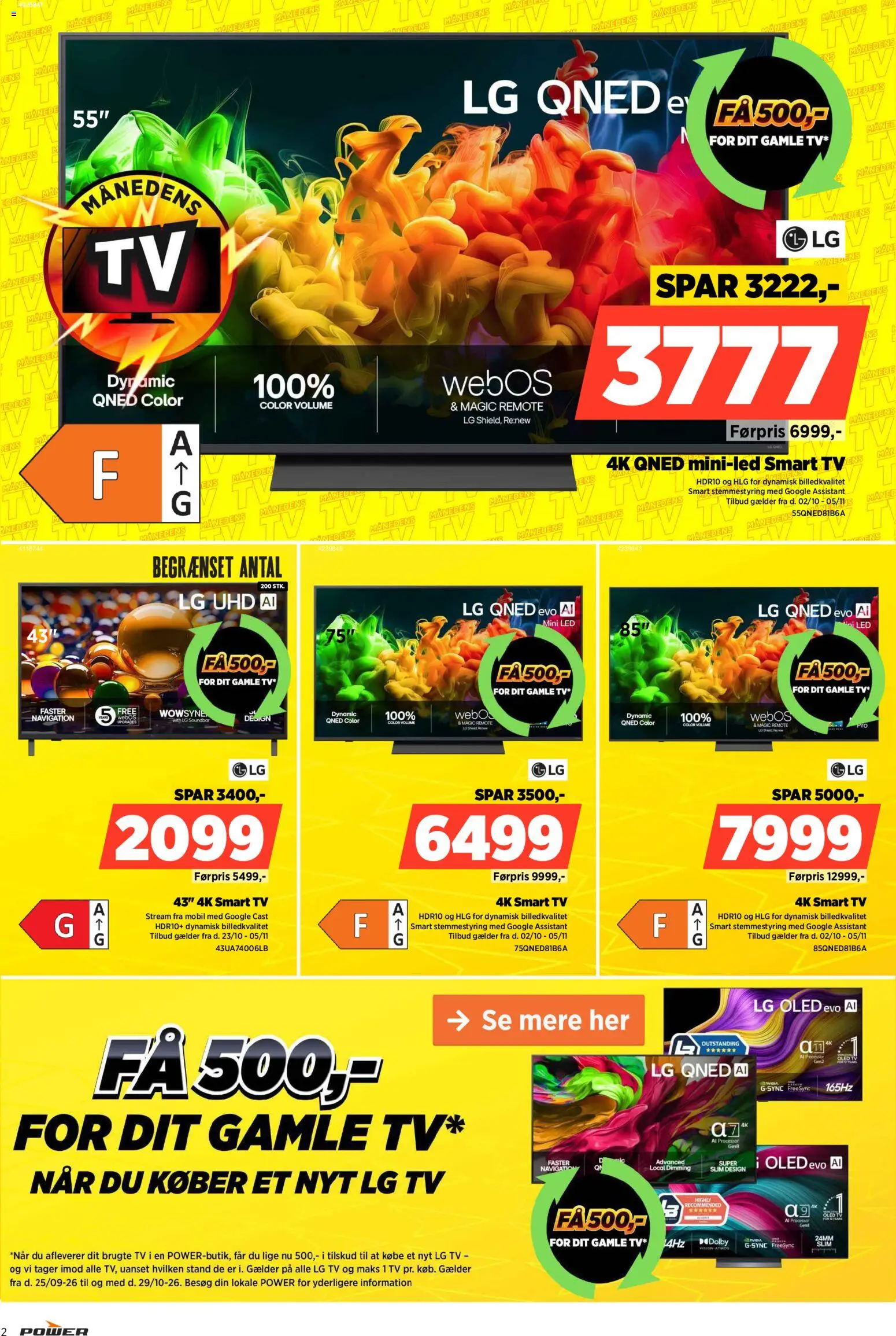 Power tilbudsavis – gyldig fra 23/10/2026 | Side: 2 | Produkter: Processor, Soundbar, Smart TV, Navigation