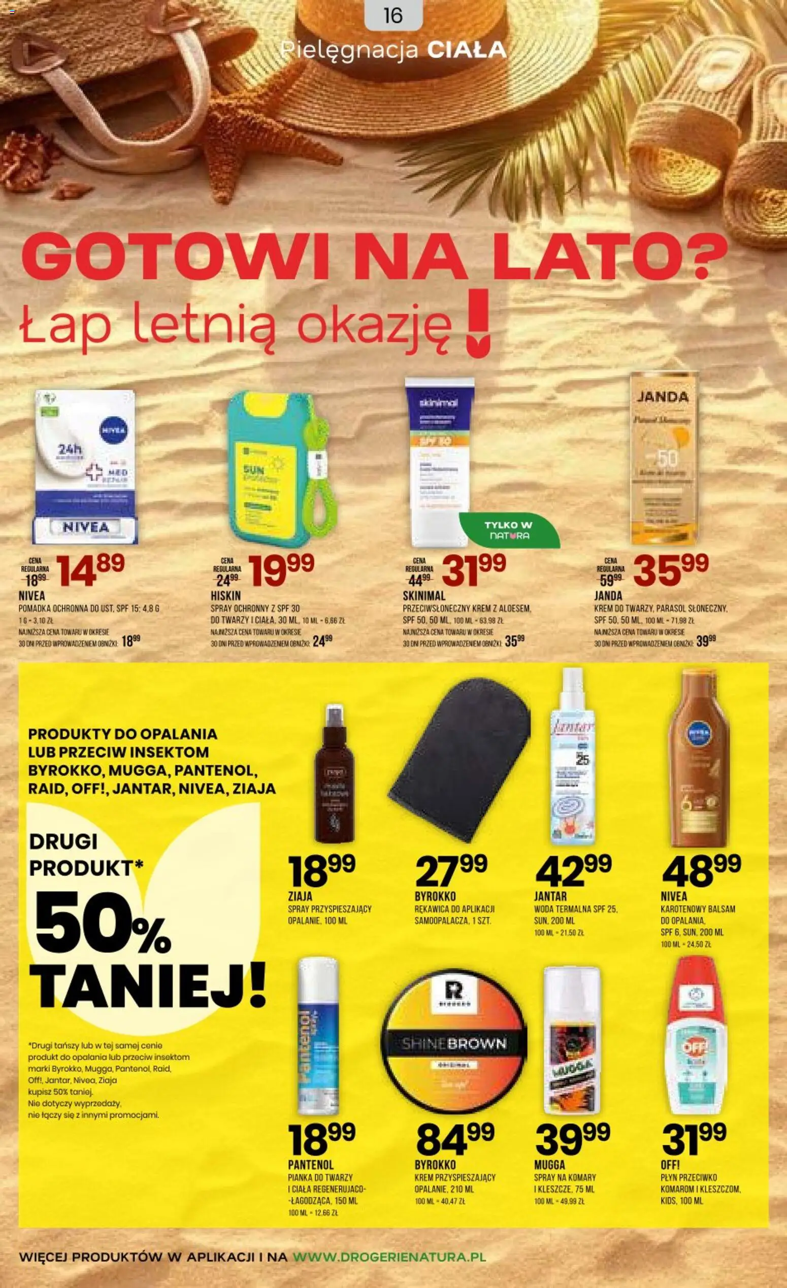 Drogerie Natura gazetka od 06.05.2026 | Strona: 16 | Produkty: Pomadka, Krem, Lotion, Woda