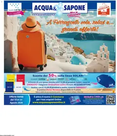 Anteprima del volantino Acqua e Sapone volantino Ribera valido a partire dal 10/08/2026