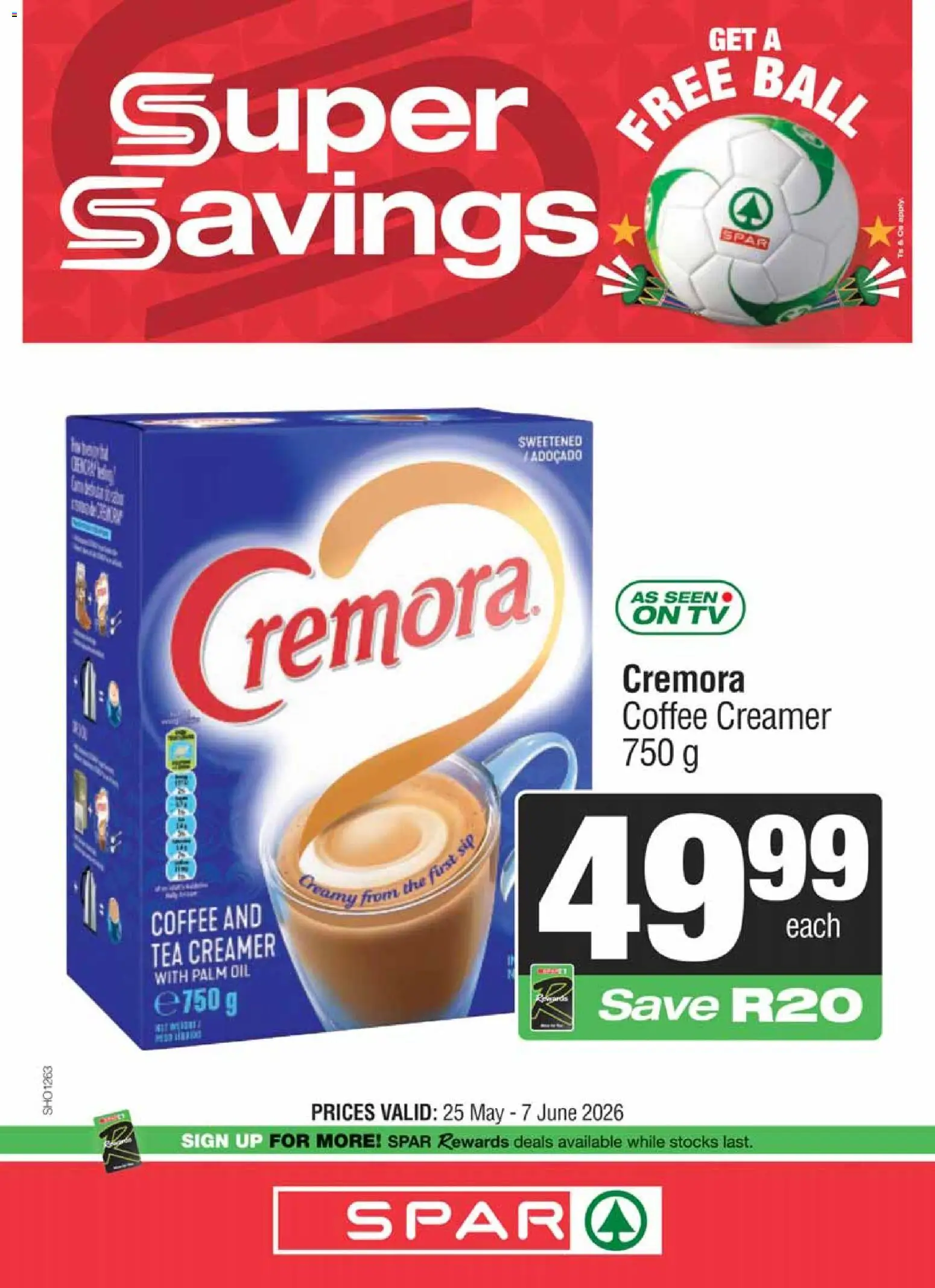 New KWIKSPAR catalogue – valid from 25.05.2026 | Page: 2 | Products: TV, Creamer, Oil, Coffee