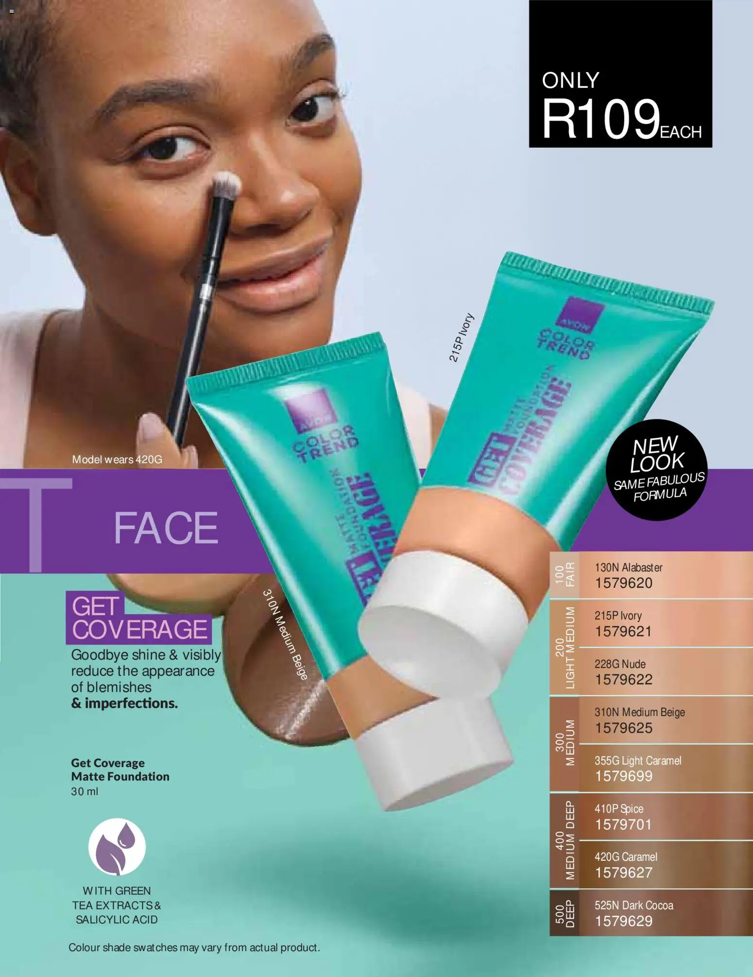 New Avon catalogue – valid from 01/10/2026 | Page: 59 | Products: Light, Foundation, Tea, Caramel