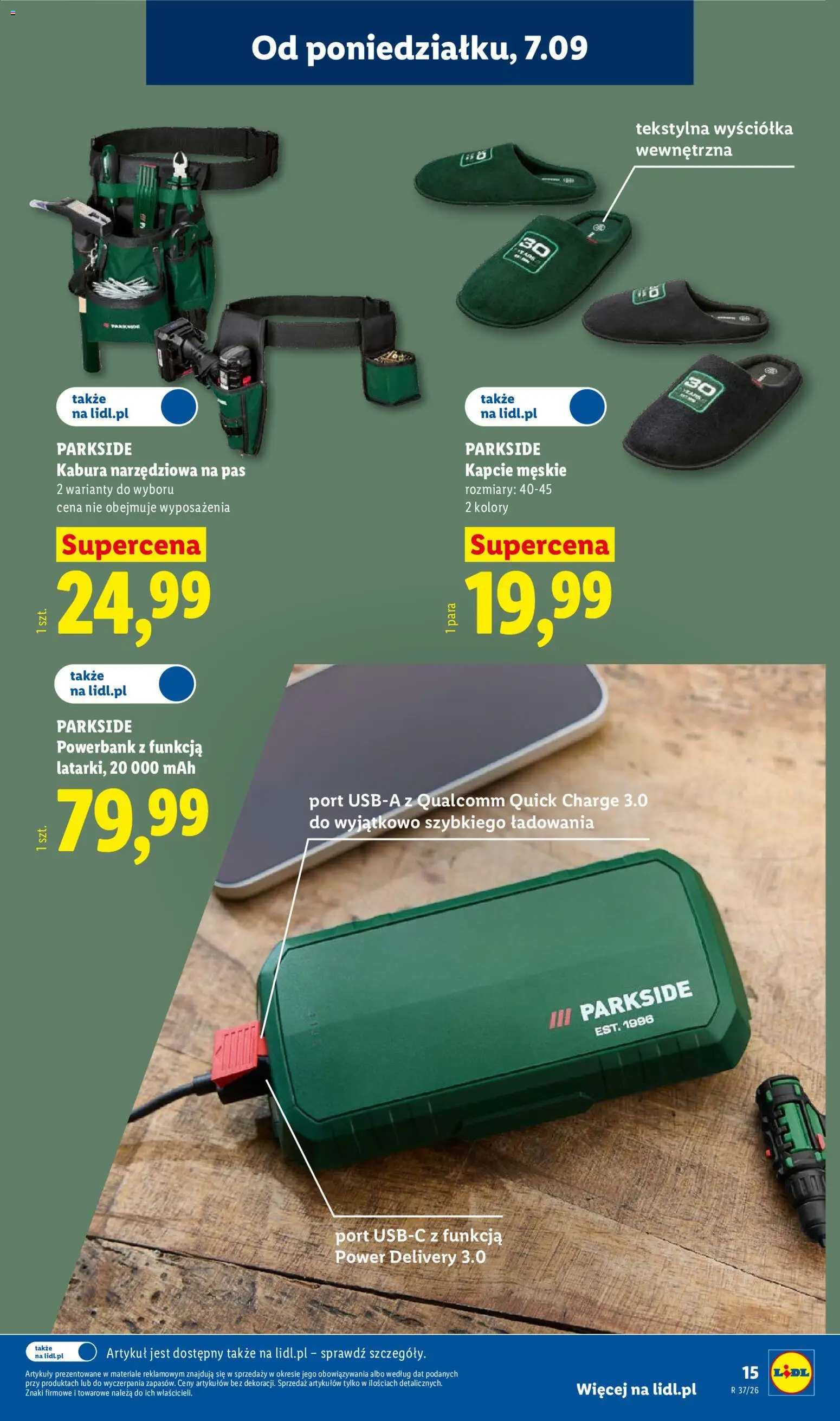 Lidl Polsko katalog od 07.09.2026 | Strana: 19 | Produkty: Parkside